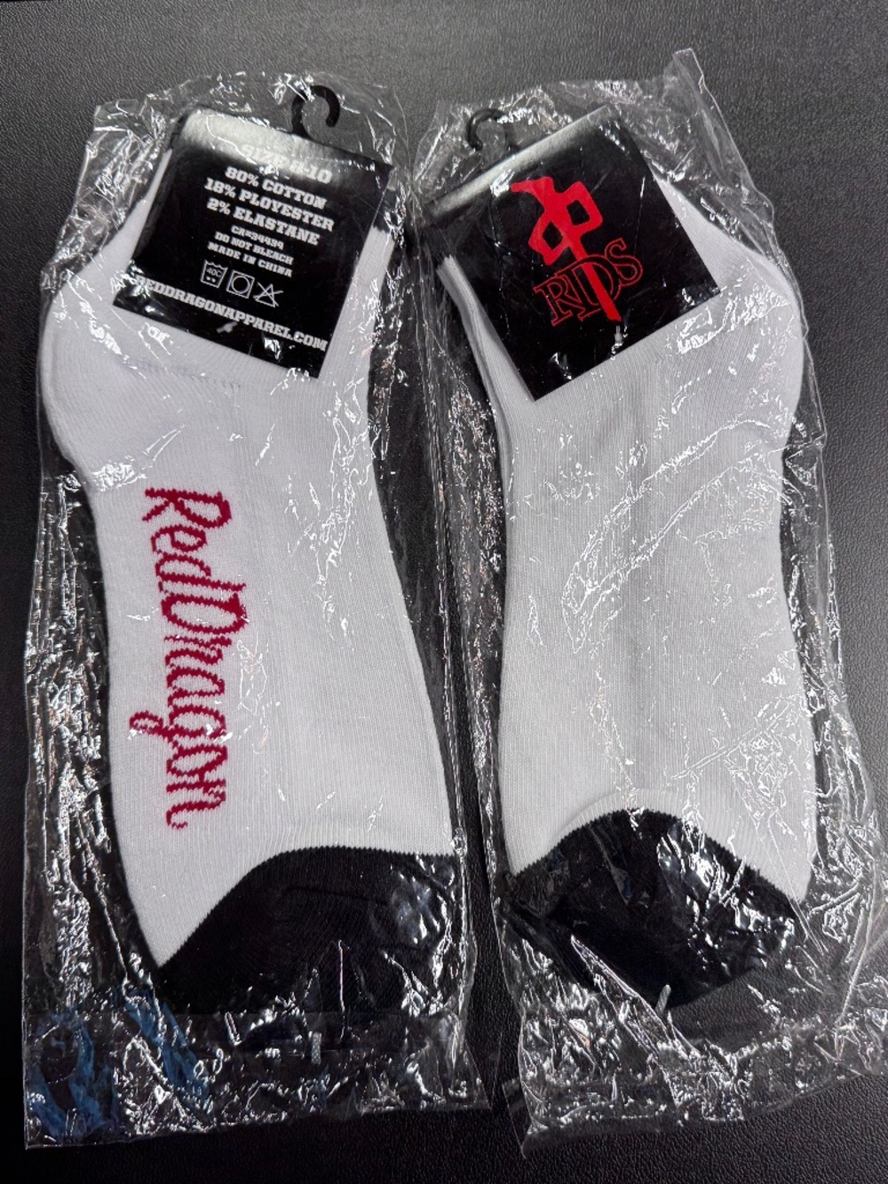 RDS Red Dragon Apparel Mid Socks Adult Mens Large Adult Size 8-10
